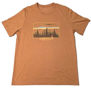 Asheville North Carolina T-Shirt Bear and Forest-Terracotta Color